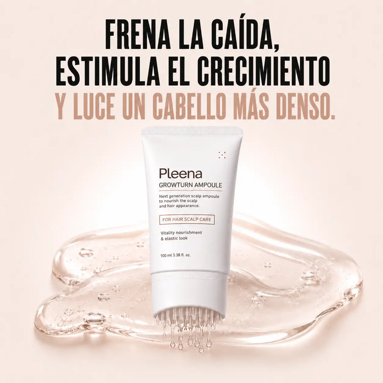 Pleena™ — Frena la Caída, Estimula el Crecimiento y Luce un Cabello Más Denso